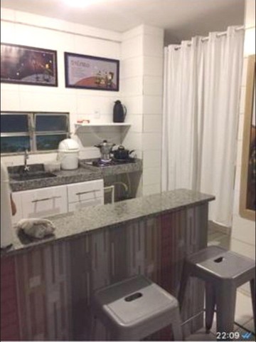 Flat beira-mar em condomínio na Praia Enseada dos Corais - Foto 3