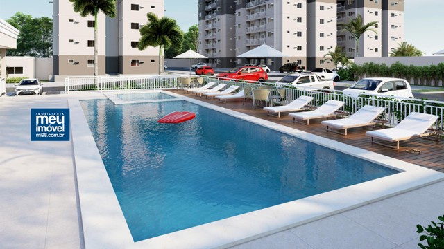 Apartamento para venda com 55 metros quadrados com 2 quartos em Olho D'Água - São Luís - M - Foto 4