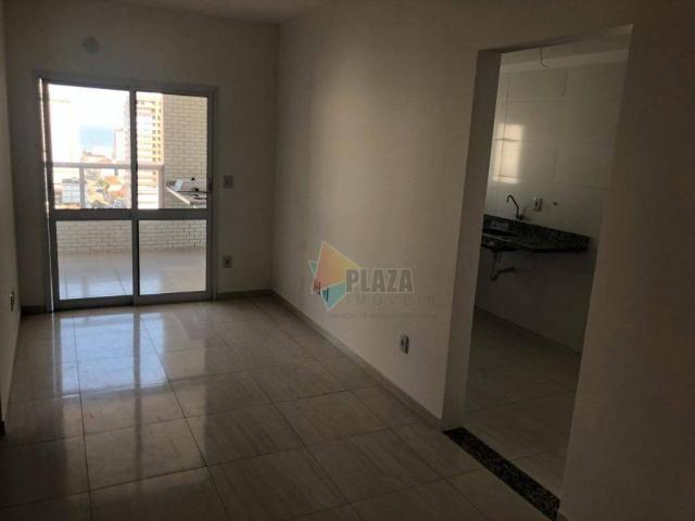 Apartamento com 1 dormitório à venda, 57 m² por r$ 225.000 - vila guilhermina - praia gran