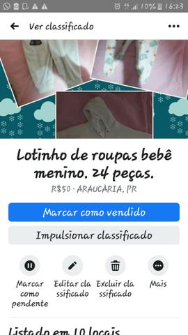 Lote de roupas infantil Menino 24 peças