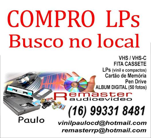 Transformação VHS, VHSc, Lps, Fitas Cassetes para DVD e CD - Foto 2