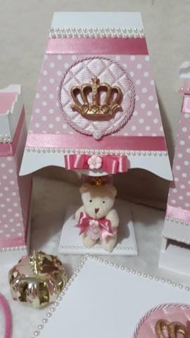 Kit Higiene Bebê Ursinha Princesa Baby - Foto 4