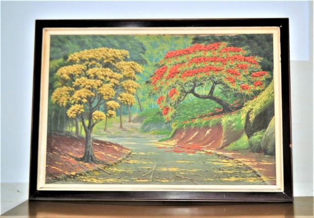 Quadro - Tema:Caminhos de Primavera,