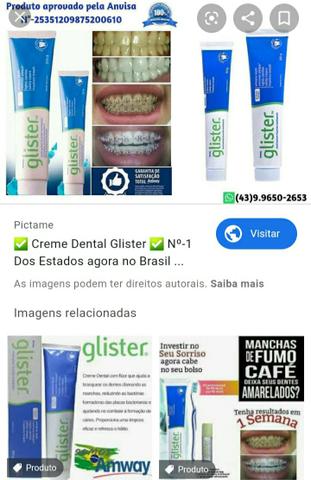 Creme dental Glister - Foto 5