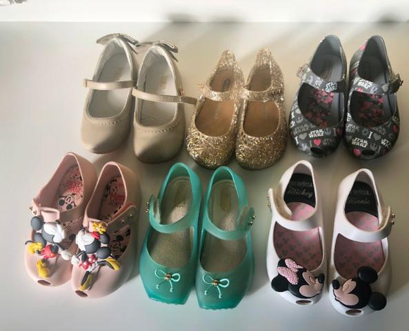 Mini Melissas Originais Tam. 22 e Sandalia Toke Couro Tam. 24