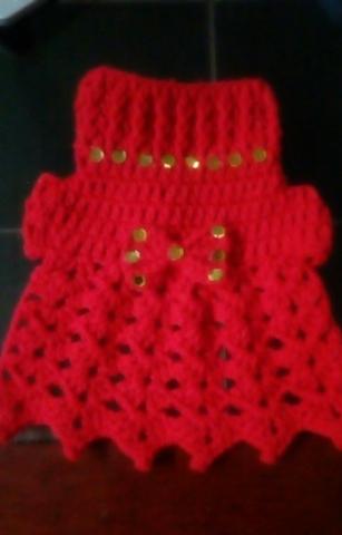 Vestidos Pets em crochê (leia a descrição) Preço: R$ 25 - Foto 4