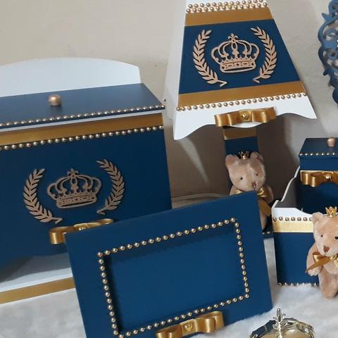 Kit Higiene Bebê Realeza Ursinho - Foto 4