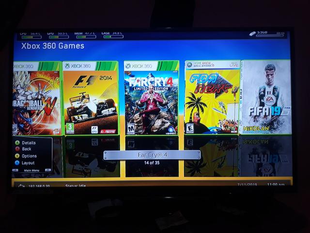 Xbox destravado + 35 jogos! aceito cartão - Foto 5