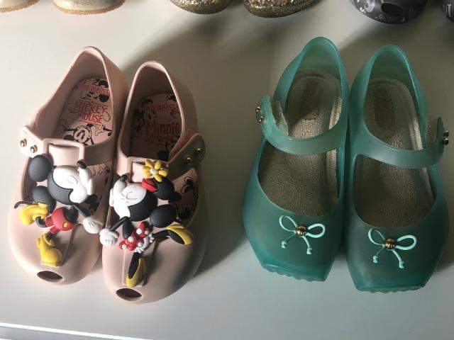 Mini Melissas Originais Tam. 22 e Sandalia Toke Couro Tam. 24 - Foto 4