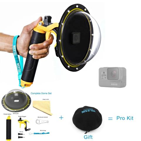 Dome para Gopro hero 5 6 7 TELESIN original - Foto 2