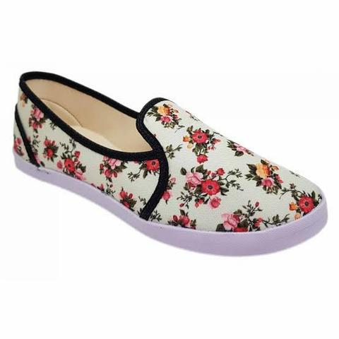 sapatilha floral