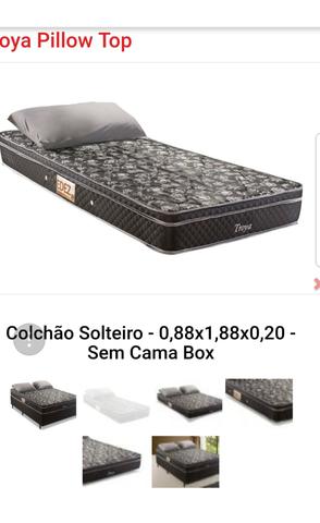 Colchão Herval Mola Solteiro