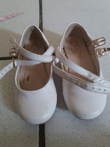 sapato branco menina