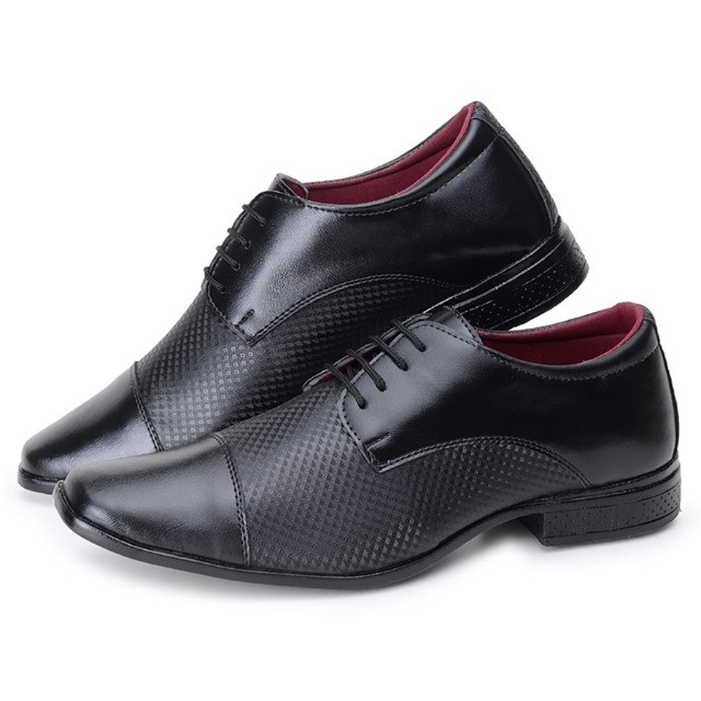 sapato social couro sintético