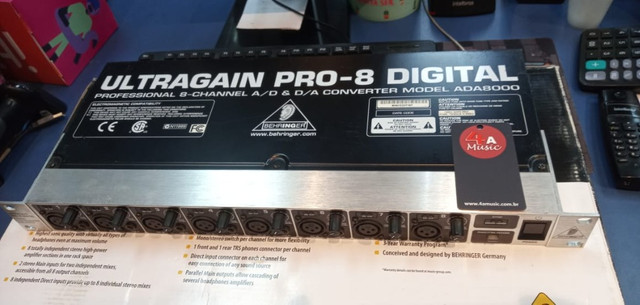 behringer ultragain pro 8 digital ada8000 review