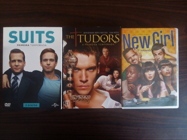 Dvd Séries Suits, New Girl e The Tudors