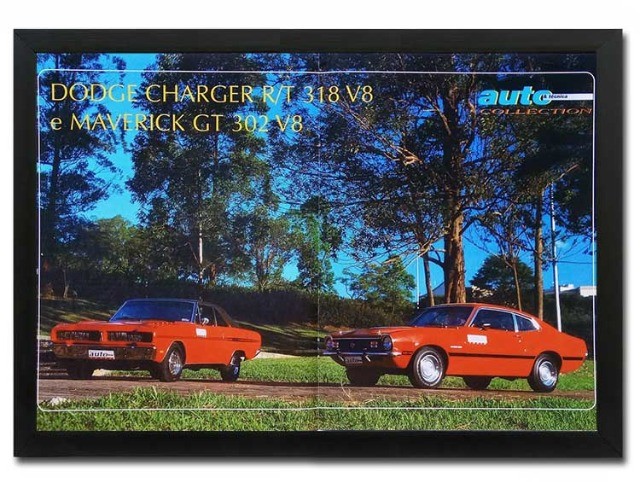 Dodge Charger RT e Ford Maverick GT - Quadro decorativo