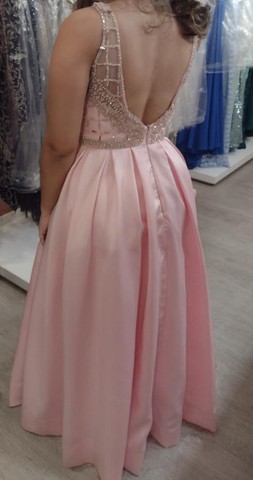 Vendo vestido de festa rosa 