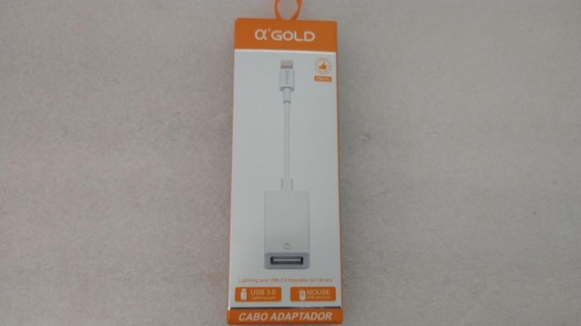 Adaptador de câmera Lightning para Usb, adaptador de cabo Lightning fêmea usb otg iphone