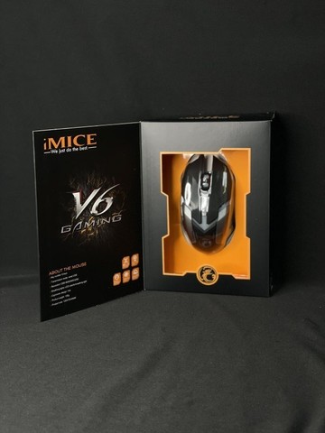 Mouse Gamer Com Fio Imice V6