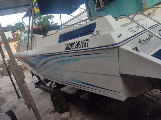 Lancha 25 pés diesel mwm 229 turbo - Foto 5