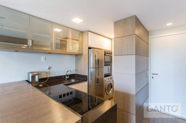 Apartamento mobiliado com 1 dormitório próximo ao parkshop barigui, 41 m² por r$ 324.900,0 - Foto 2
