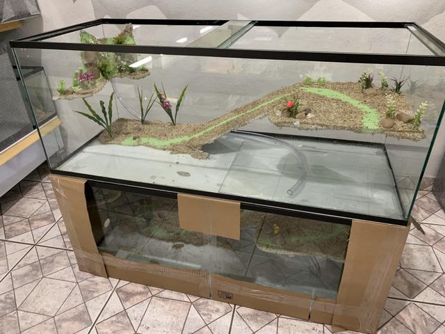 Terrário aquaterrario com cascata de água, novo e decorado - Foto 3