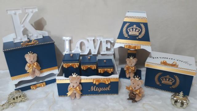 Kit Higiene Bebê Realeza Baby Boy