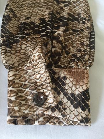 Camisa body animal print P - Foto 2