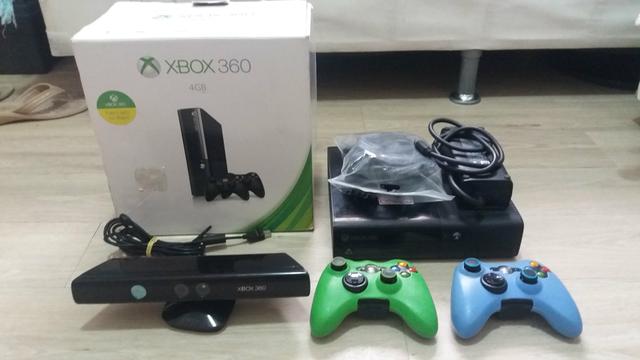 Xbox 360 4gb Destravado Com Kinect
