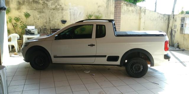 Saveiro cabine estendida troco por carro fechado de menor valor - Foto 4