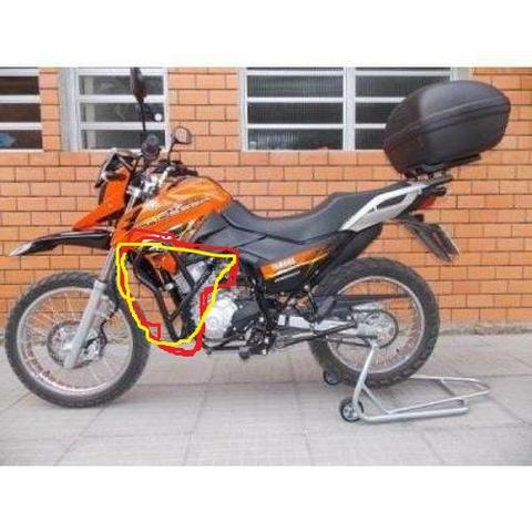 Farol Milha alto baixo sinalizador moto trilha e quadriciclo - Foto 3