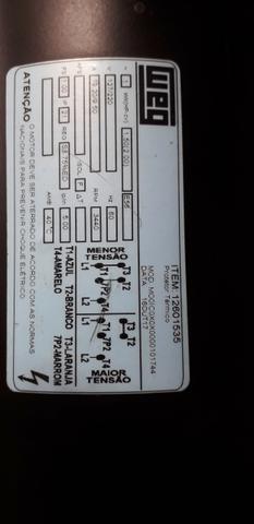 Motor Monofásico Weg 2cv 2 Polos 127/220v Alta Rotação com polia - Foto 3