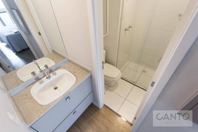 Apartamento mobiliado com 1 dormitório próximo ao parkshop barigui, 41 m² por r$ 324.900,0 - Foto 19