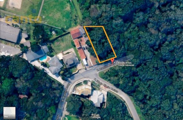 Terreno à venda, 834 m² por r$ 397.000 - cidade industrial - curitiba/pr