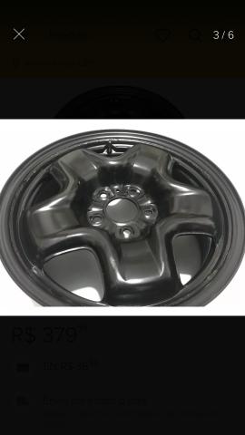 Rodas com calotas fiat touro 16 - Foto 5