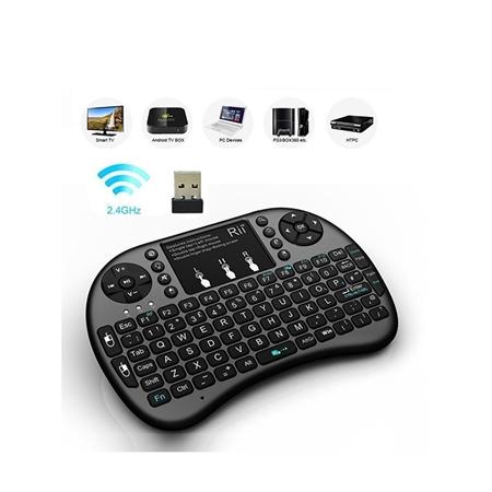 Mini Teclado Sem Fio Wireless Touch Pad Universal Console Pc - Foto 3