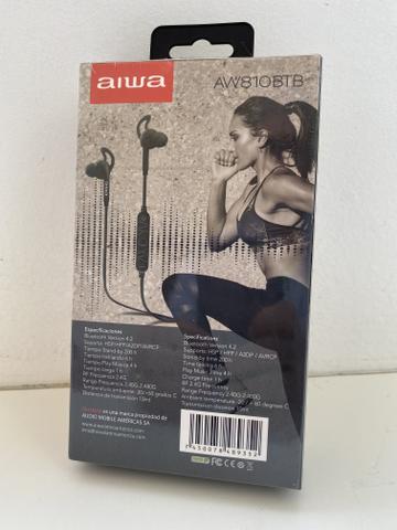 Fone de Ouvido Aiwa Bluetooth, para esportes