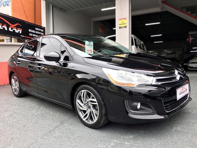 Citroen C4 Lounge Exclusive 1.6 THP 2015 Preto