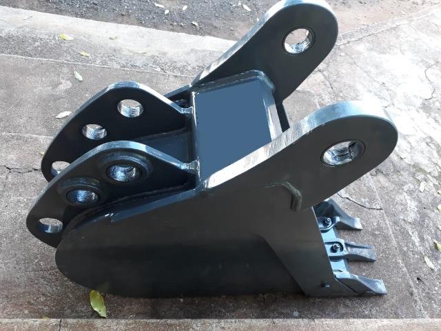 Caçamba de Retro Escavadeira Case 580N 300mm, 12" - Foto 5