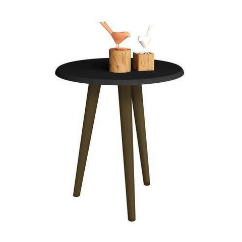 Conjunto Mesa De Centro E Mesas Laterais Preto - Bechara - Foto 4