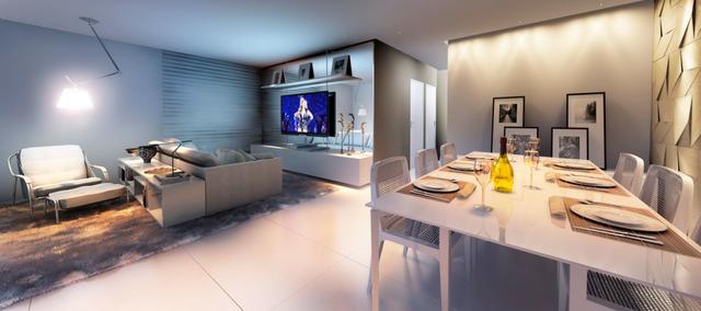 Apt. na Gruta, 70 m², 3 quartos, 1 suíte, 2 vagas, área de lazer completa, só 314 mil!
