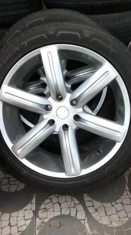 Rodas Aro 22 6x139 Com Pneus Pouco Rodados L200 - S10 - Pajero - Hilux - SW4 - Foto 4