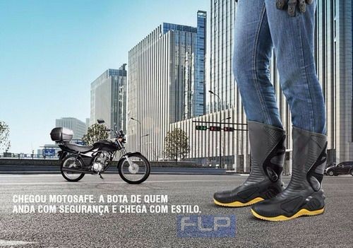 Bota Motoqueiro P/Chuva Motosafe - Foto 5