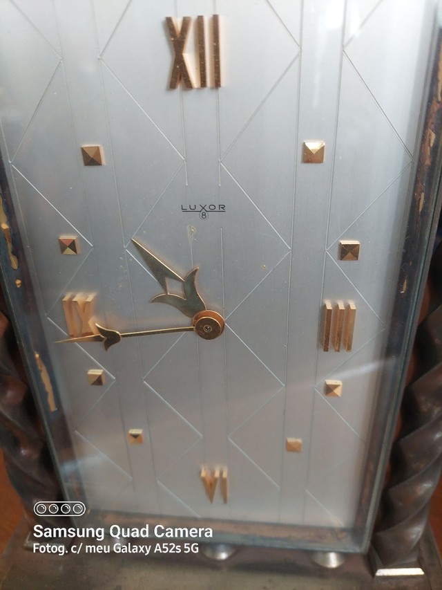 Relógio marca luxo suisso caixa em bronze mesa manual  - Foto 2