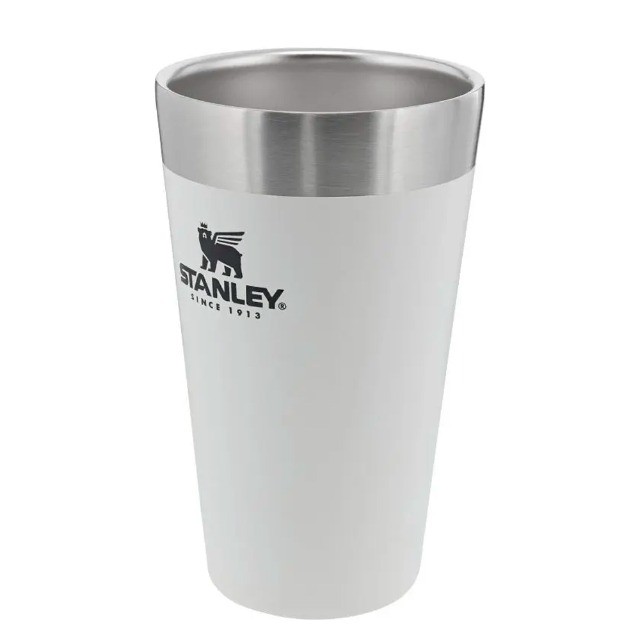 Copo Térmico de Cerveja sem Tampa Polar 473ml Stanley Branco - Foto 4