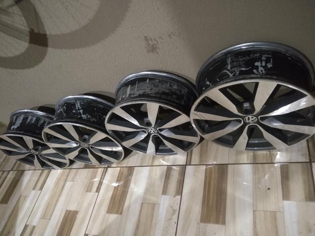 Rodas 18 tala 7 originais g6 - Foto 3