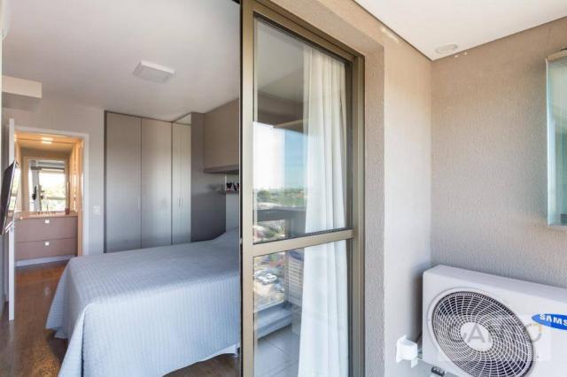 Apartamento mobiliado com 1 dormitório próximo ao parkshop barigui, 41 m² por r$ 324.900,0 - Foto 18