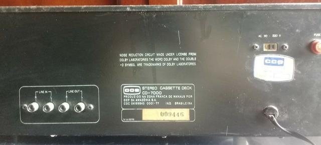 Tape Deck Cce Cd 7000 - Foto 2