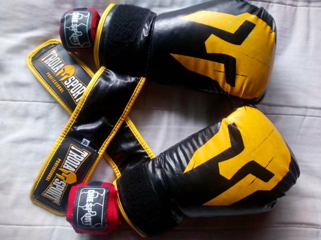 Luva de Boxe mais faixa 150,00